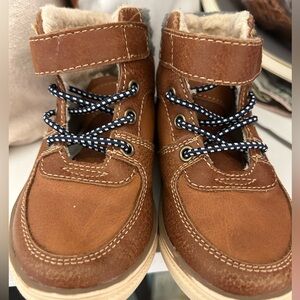 Pre-owned Baby Boy leather Brown boots